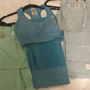 Blue Gymshark vital set L